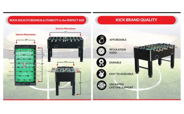 KICK Triumph 55" Foosball Table - Image 14