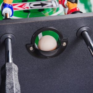 KICK Triumph 55 Foosball Table Black Imperial Foosball Balls