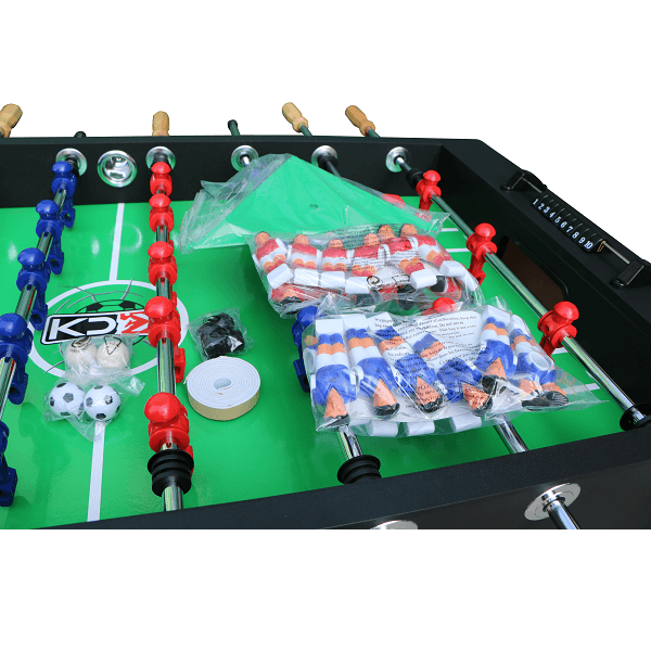 KICK Triumph 55 Foosball Table Black Players