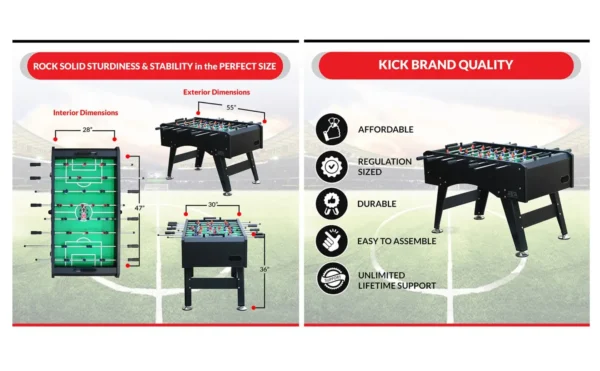 KICK Topaz 55" Foosball Table - Image 17