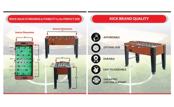 KICK Venture 55" Foosball Table - Image 13