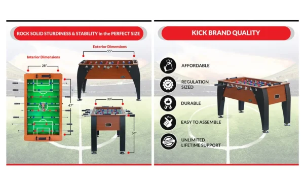 KICK Legend 55" Foosball Table - Image 18