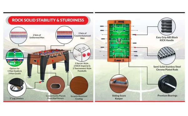 KICK Legend 55" Foosball Table - Image 19