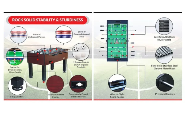 KICK Ambassador 55" Foosball Table - Image 9