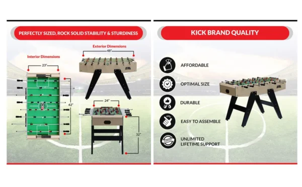 KICK Freedom 48" Foosball Table - Image 10