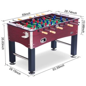 KICK Royalton Foosball Table Dimensions