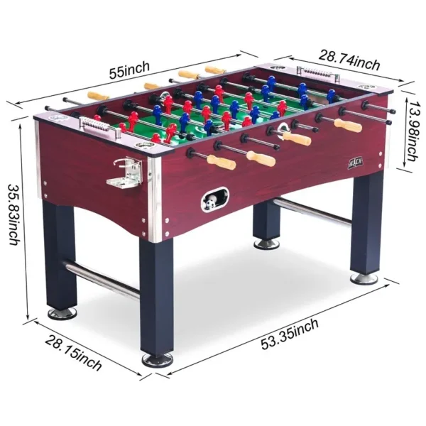 KICK Royalton Foosball Table Dimensions