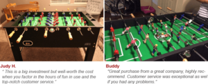 testimonials KICK foosball table 4