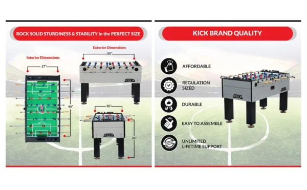 KICK Titan 55" Tournament Foosball Table - Image 15