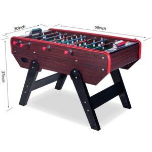 KICK Galaxy 55 Foosball Table Dimensions