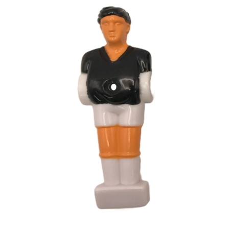 Black Uniformed Player Set for 48" Foosball Table (non-counterweighted)