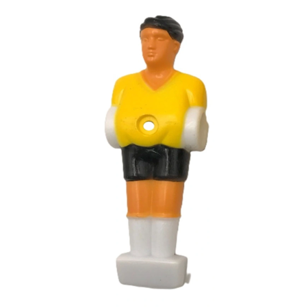 Dark Yellow Uniformed Player Set for 48" Foosball Table (non-counterweighted)
