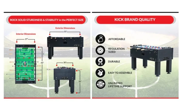 KICK Titan 55" Tournament Foosball Table - Image 11