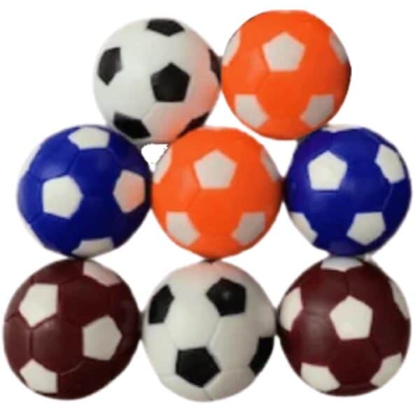 Multi-Color Soccer Foosball For 55″ Foosball Tables