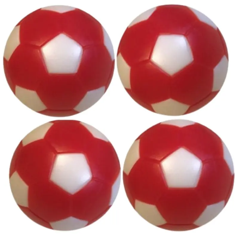 Red Soccer Foosballs For 48″ Foosball Tables