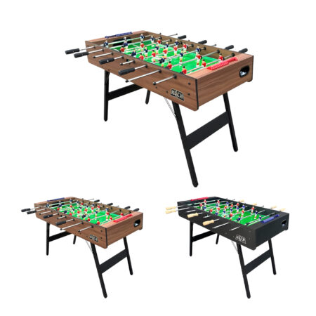 KICK Arcadia 48″ Folding Foosball Table (Brown)