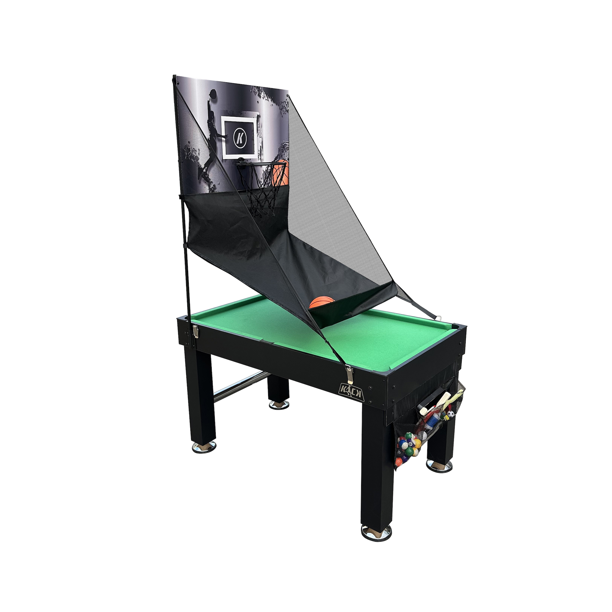 KICK Morpheus 55 5 in 1 Multi-Game Table (Black)