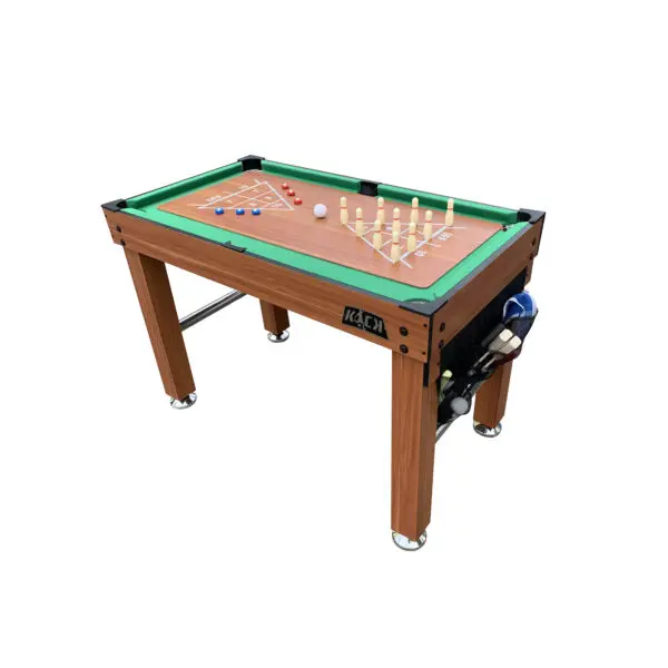 KICK Defender 48" 10-in-1 Multi-Game Table (Brown) - Image 7