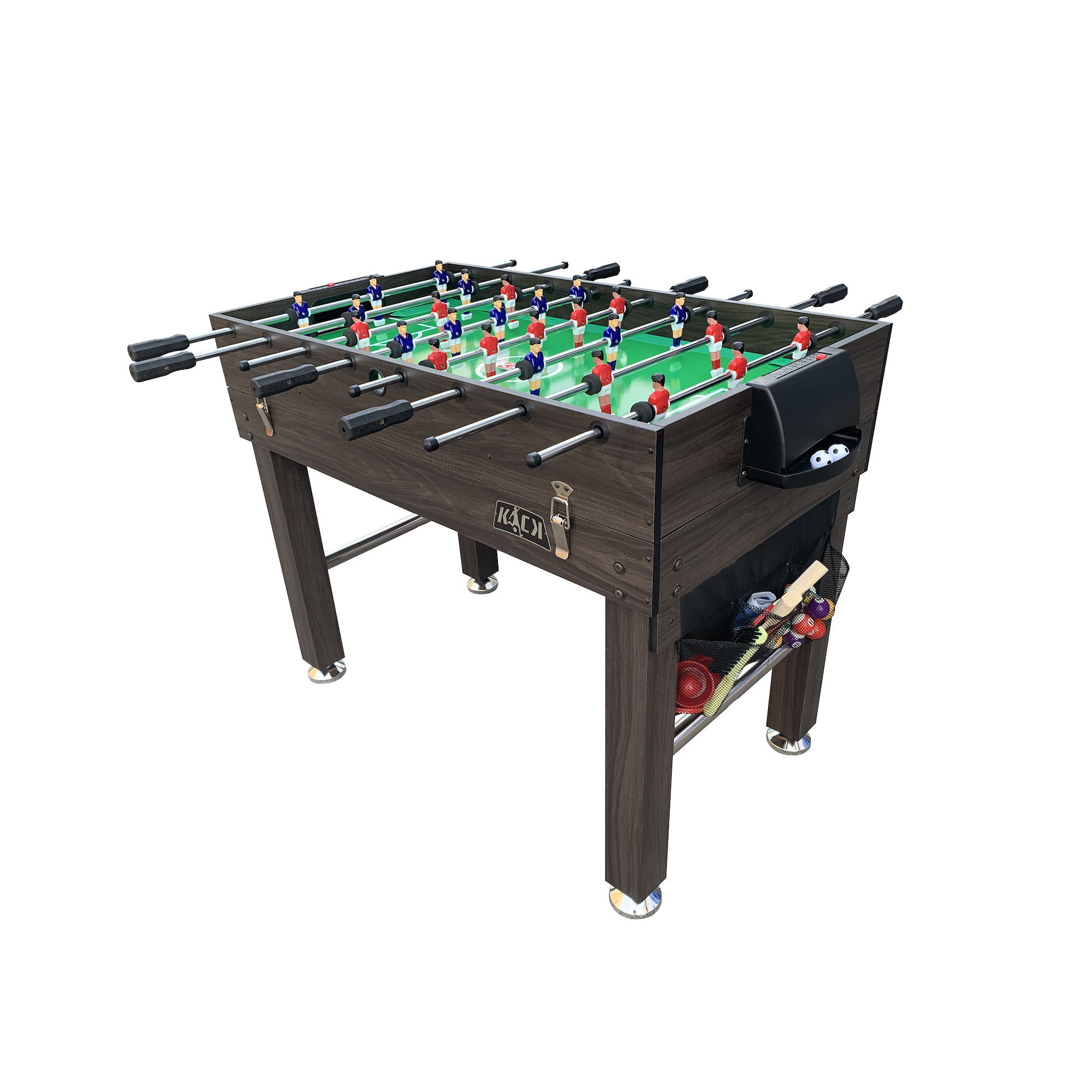 KICK Quad 48″ 4-in-1 Multi Game Table (Black)